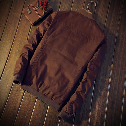 Men's Korean Version Of The Self-cultivation Single-breasted Collar Collar Tide Jacket Men's Casual Jacket Cardigan