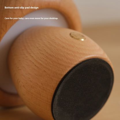 Solid Wood Small Night Lamp Bedroom Bedside Ambience Light