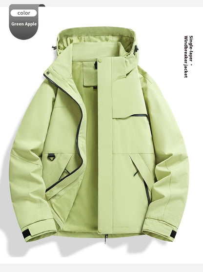 Spring And Autumn New Single Layer Shell Jacket Windproof Waterproof Outdoor Sports Cycling Clothing