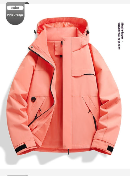 Spring And Autumn New Single Layer Shell Jacket Windproof Waterproof Outdoor Sports Cycling Clothing