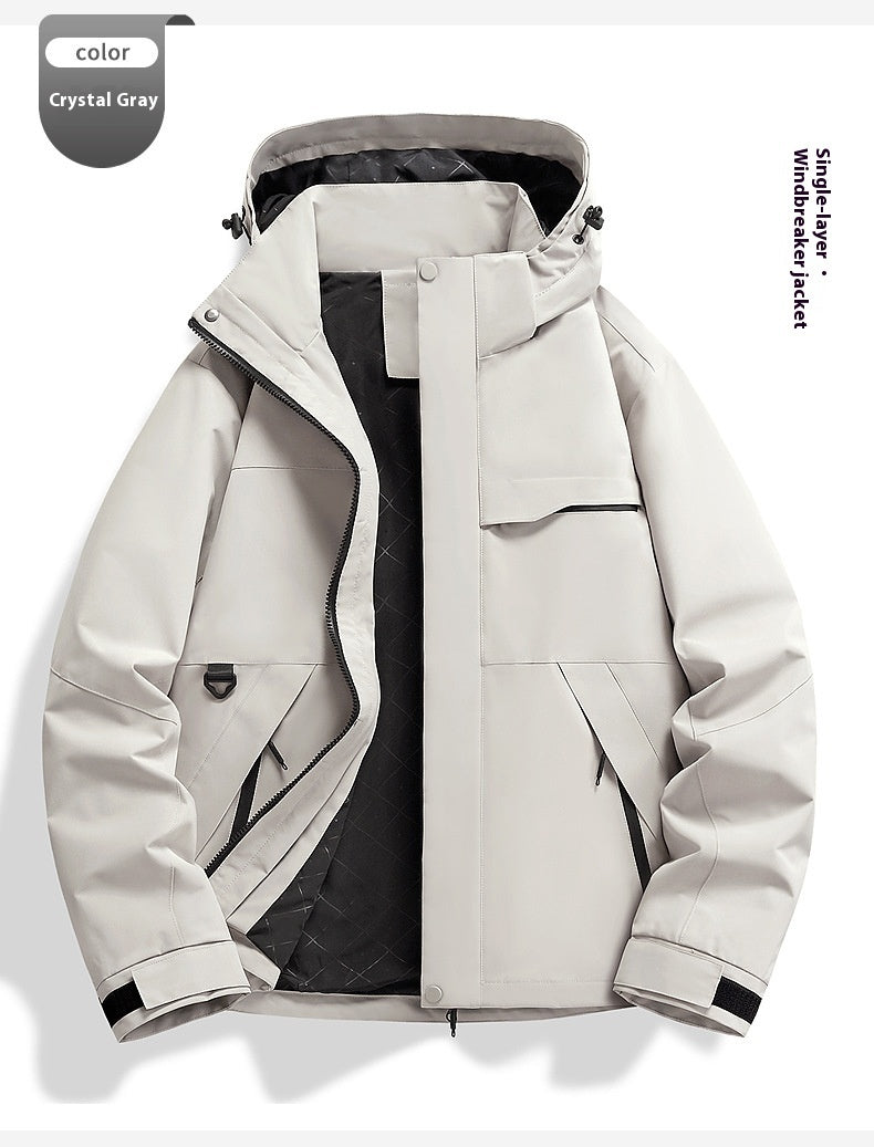 Spring And Autumn New Single Layer Shell Jacket Windproof Waterproof Outdoor Sports Cycling Clothing