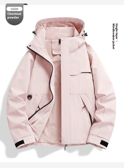 Spring And Autumn New Single Layer Shell Jacket Windproof Waterproof Outdoor Sports Cycling Clothing