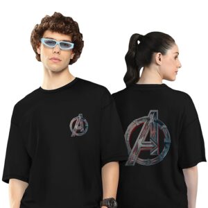 Twinny Zone Couple T-Shirts Cotton | Oversized Tshirt for Men Women Love (Set of 2 | Regular Fit