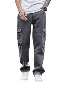 GRECIILOOKS Jeans for Men | Men Jeans | Cargo Jeans for Men | Jeans Pant for Men | Baggy Jeans for Men | Jeans for Men Loose Fit | Cotton Jeans for Men