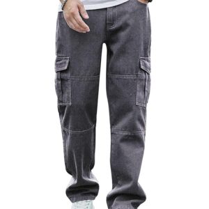 GRECIILOOKS Jeans for Men | Men Jeans | Cargo Jeans for Men | Jeans Pant for Men | Baggy Jeans for Men | Jeans for Men Loose Fit | Cotton Jeans for Men