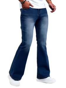 Ben Martin Men's Wide Leg Fit High Rise Jeans || Bootcut Jeans || Wide Leg Jeans || High Waist Jeans || Relax Jean || Bell Bottom Jeans .